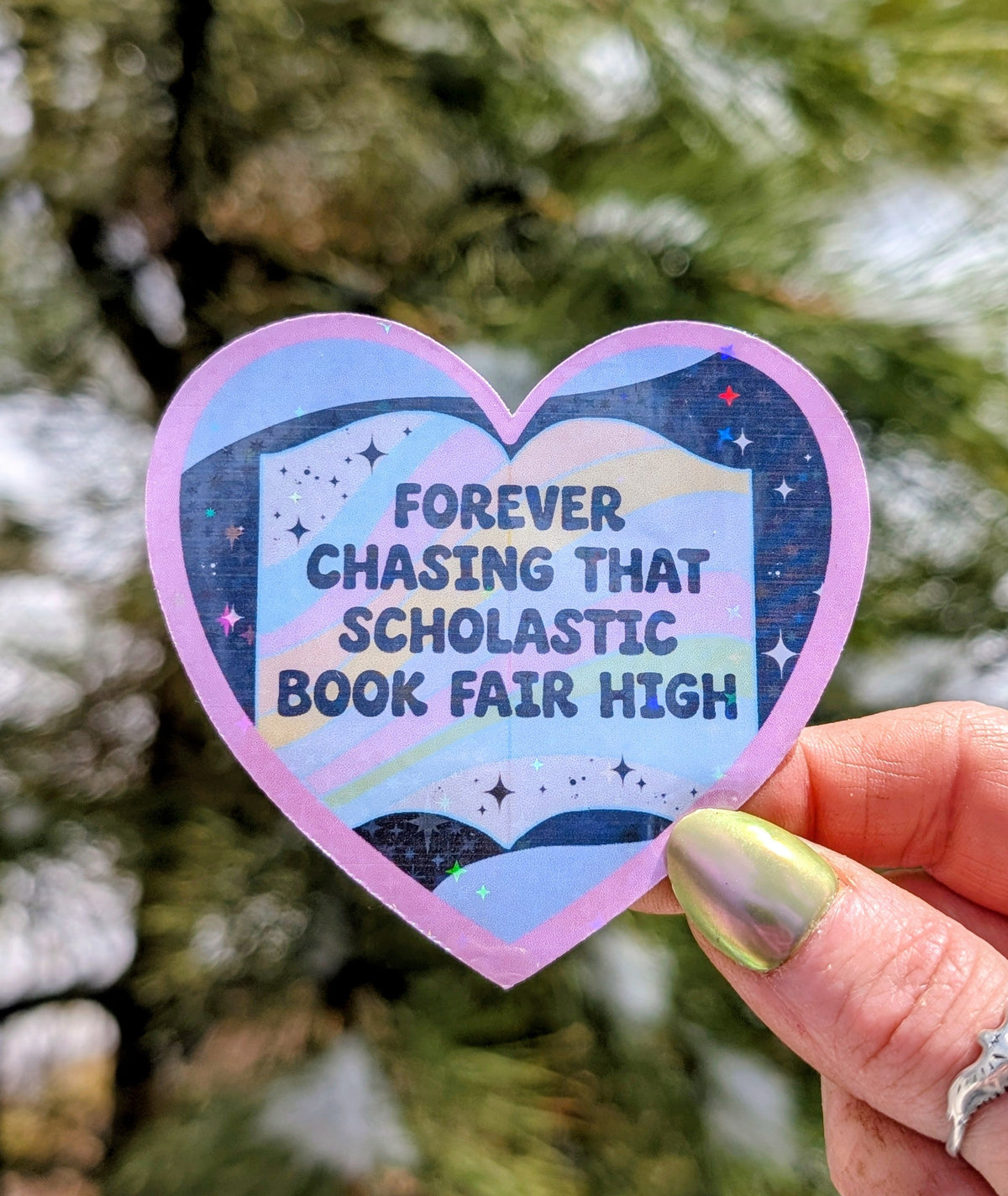 Book Fair Feminist Vinyl Sticker