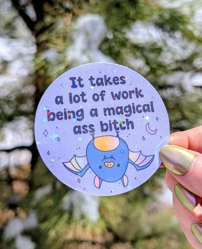 Magical Witch Vinyl Sticker