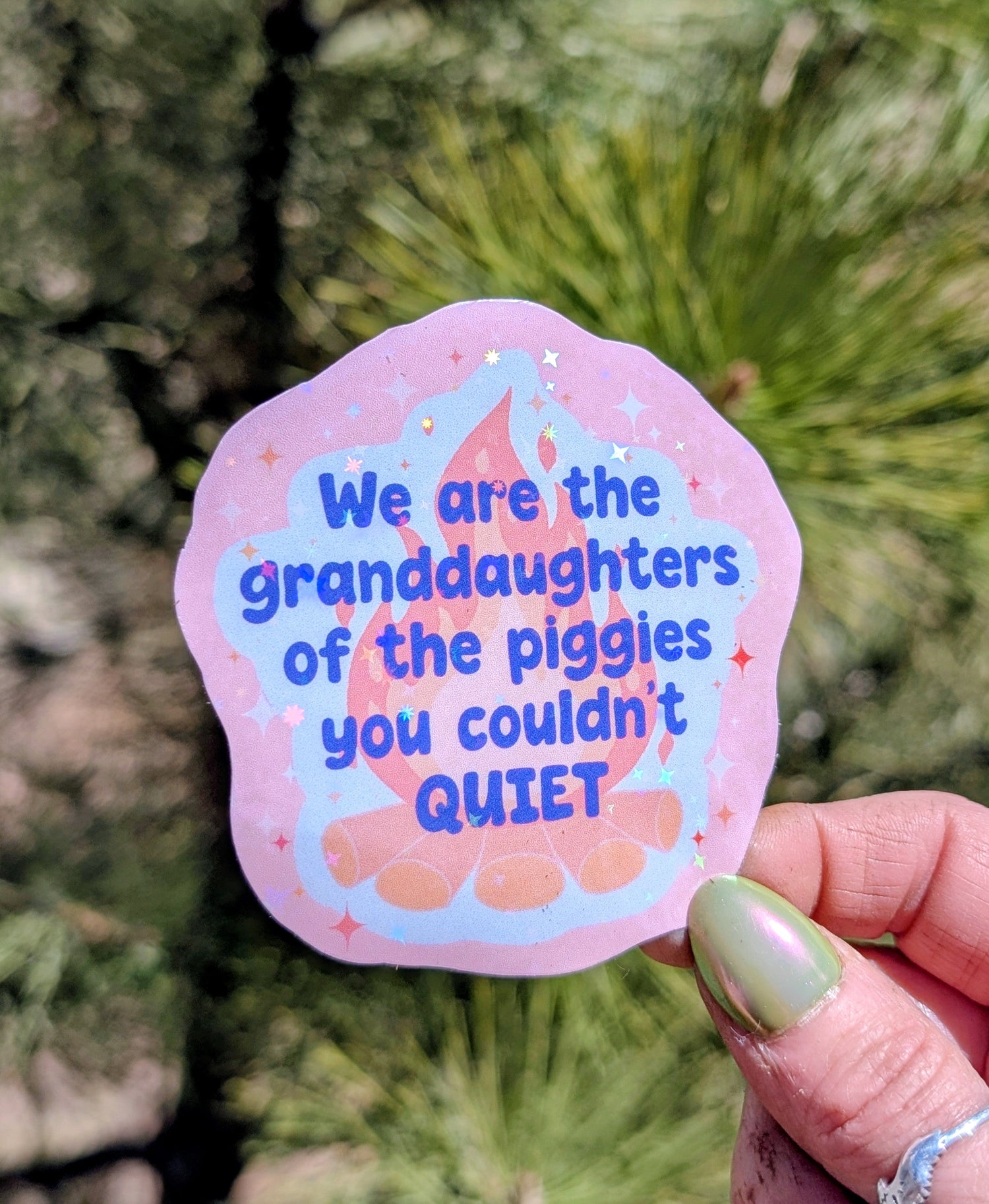 Anti Fascist Inspirational Feminist Vinyl Sticker