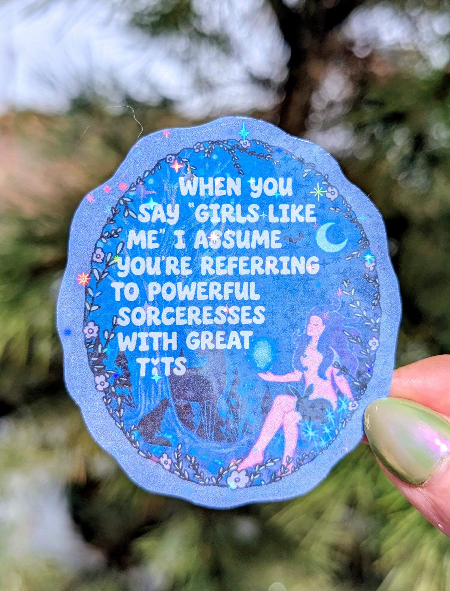 Witchy Inspirational Feminist Vinyl Sticker