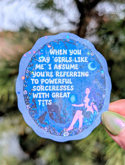Witchy Inspirational Feminist Vinyl Sticker