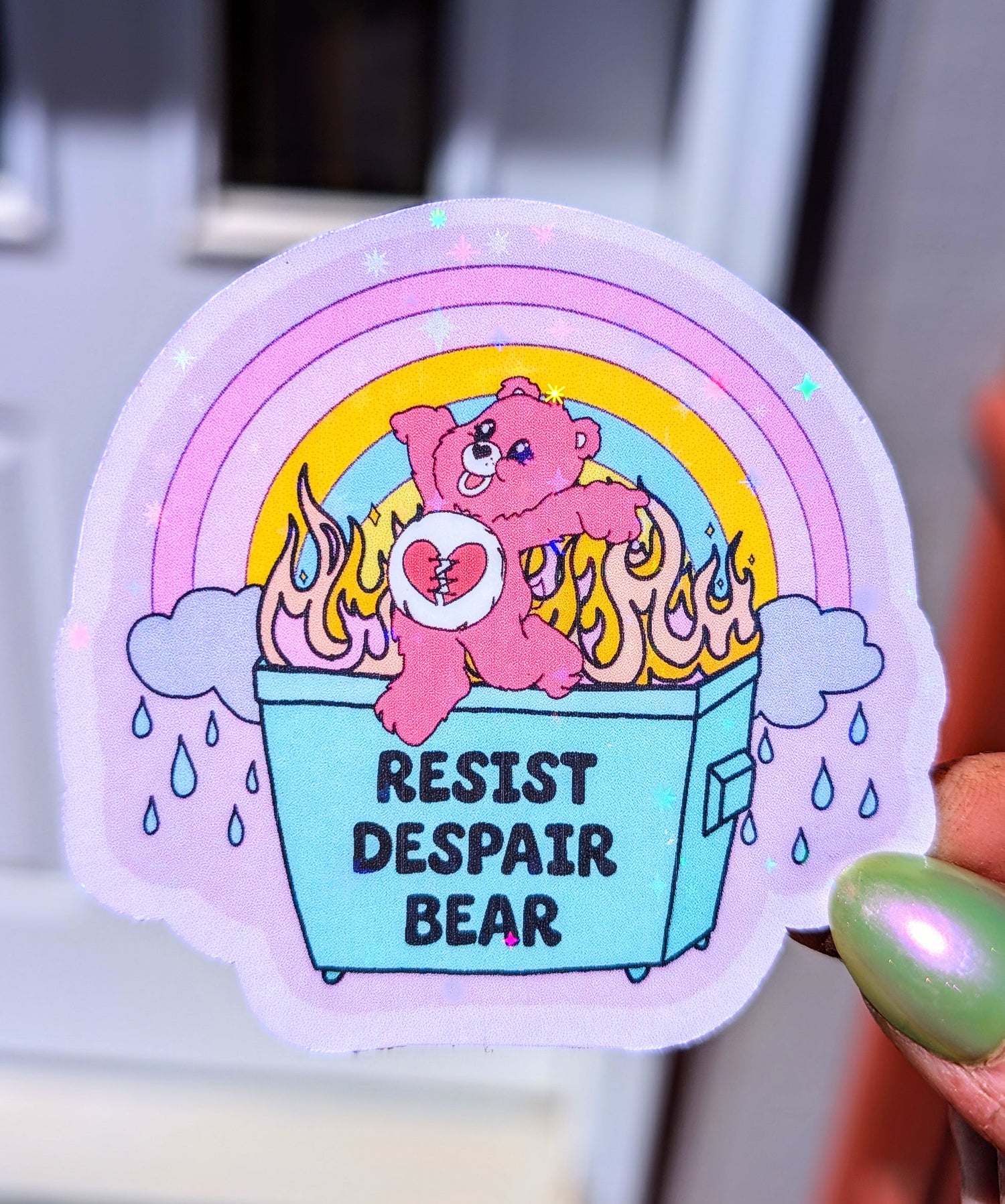 Anti-fascist Feminist Vinyl Sticker