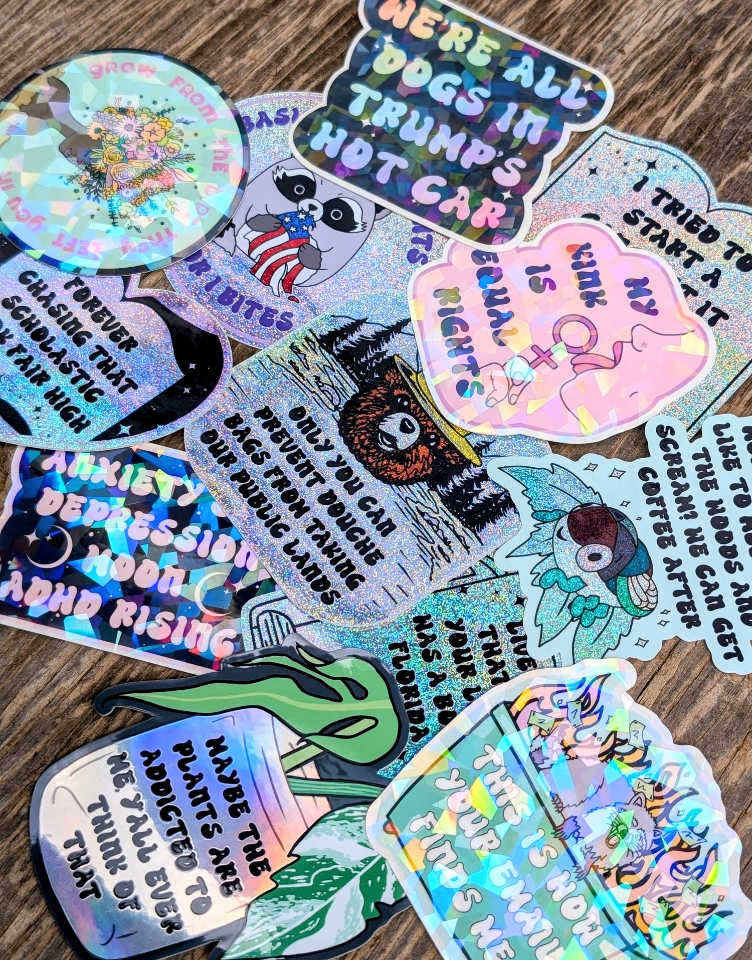 Gothic Ghost Inspirational Feminist Vinyl Sticker