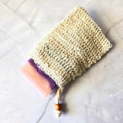 Natural Sisal Soap Bag