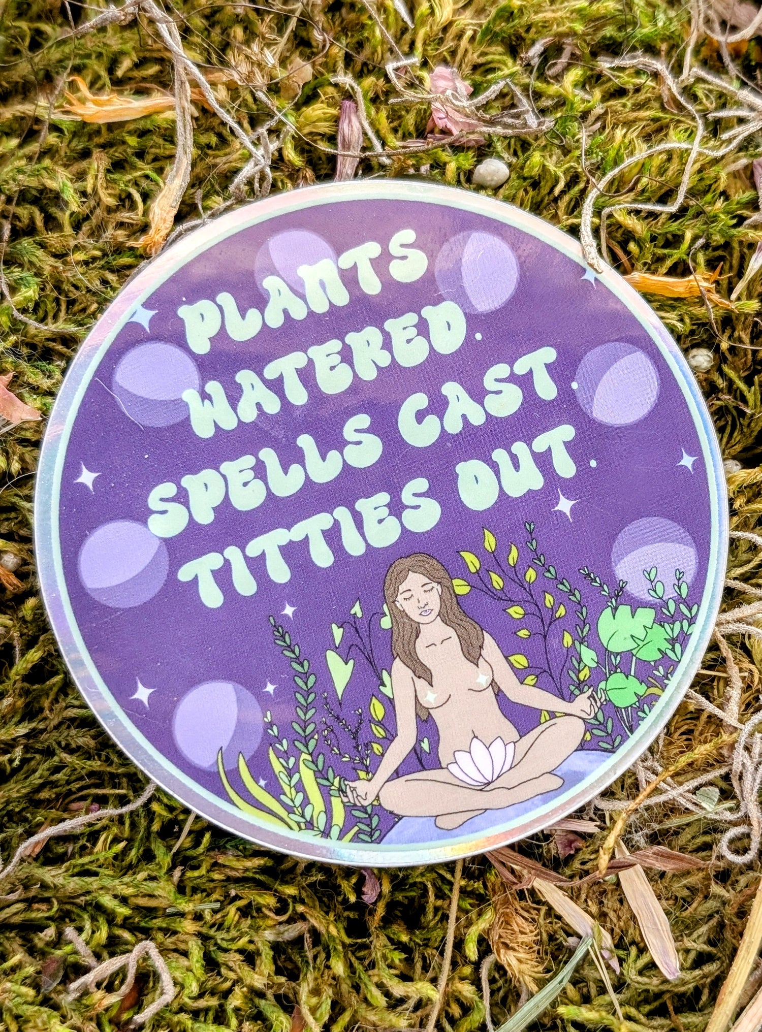 Feminist Witch Gardener Vinyl Sticker