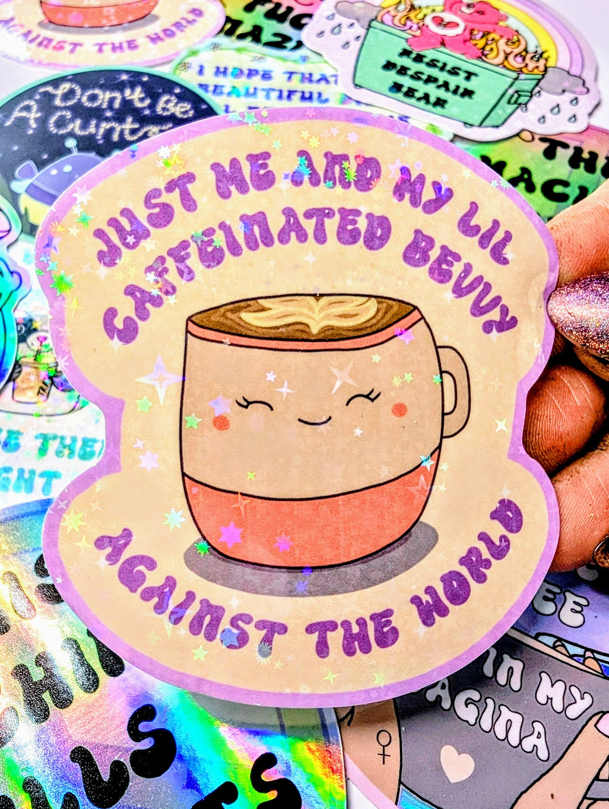 Reserved Feminist Vinyl Sticker