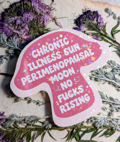 Chronic Illness Anti-fascist Inspirational Feminist Vinyl Sticker