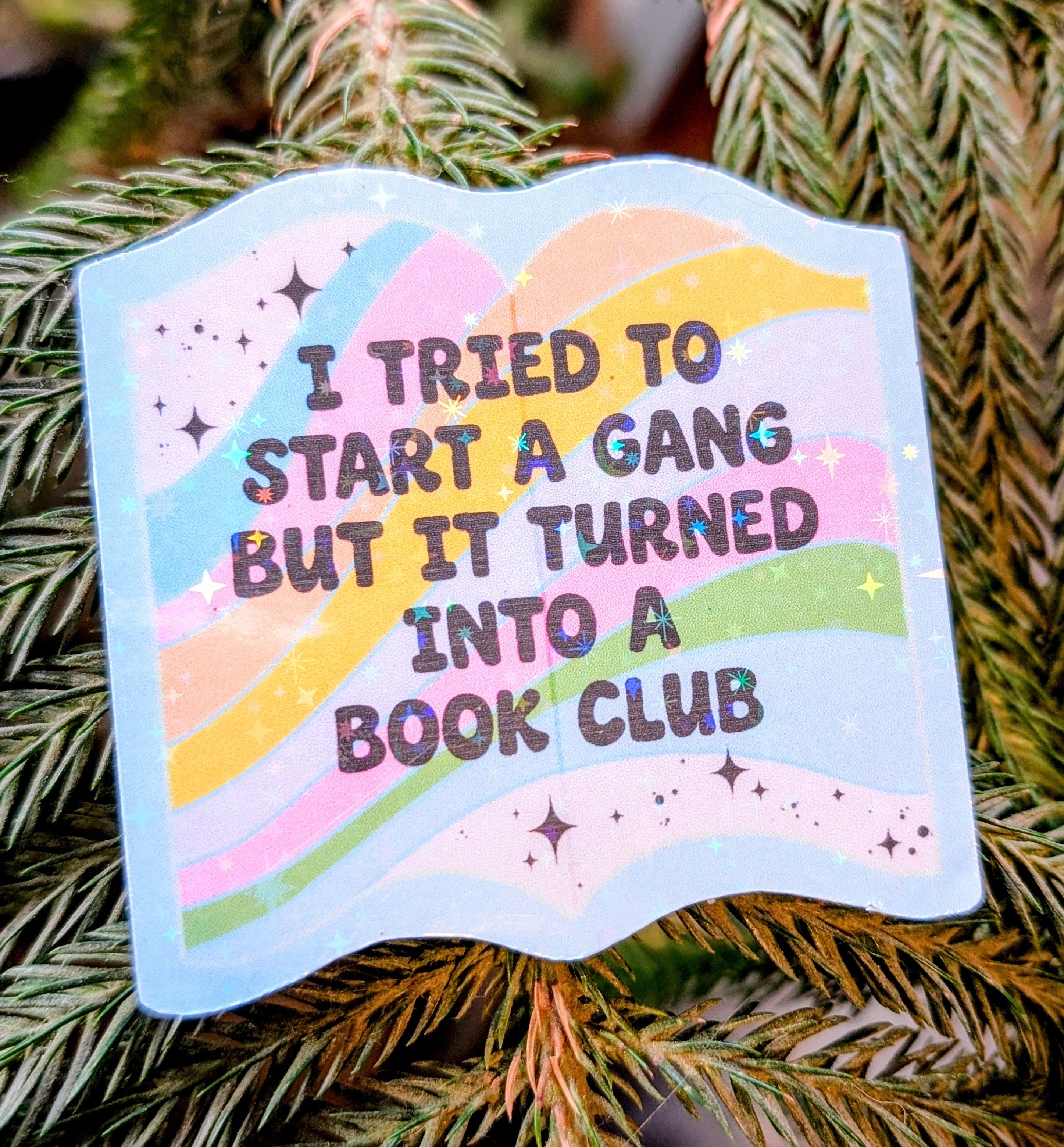 Feral Book Club Vinyl Sticker