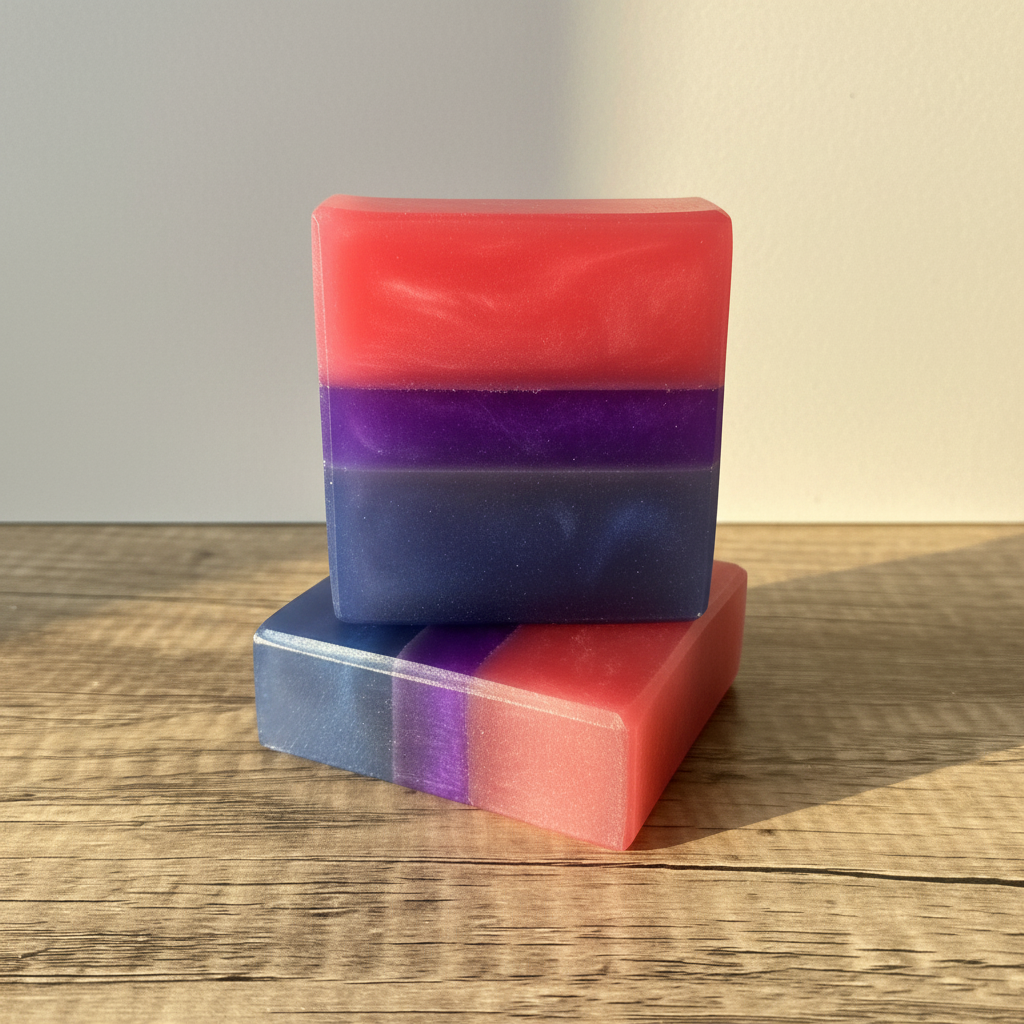Bisexual Pride Handcrafted Soap