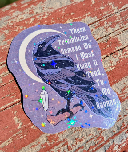 Gothic Witch Inspirational Feminist Vinyl Sticker