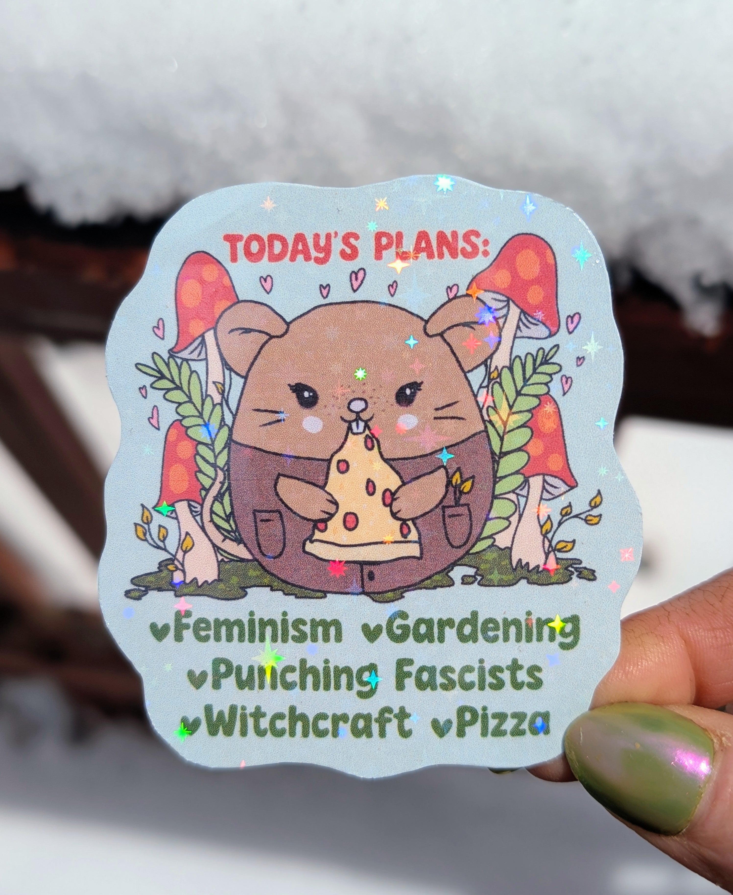 Smash the Patriarchy Inspirational Feminist Vinyl Sticker