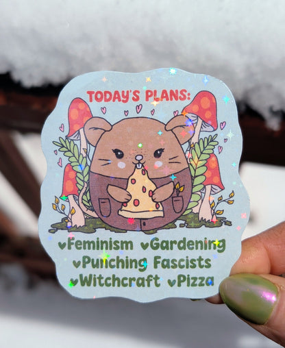 Smash the Patriarchy Inspirational Feminist Vinyl Sticker