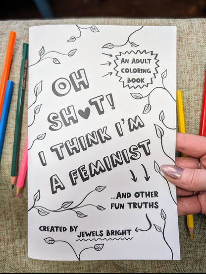 Wholesale Mini Coloring Books, Detox from the Patriarchy, Funny and Educational, 5 minimum