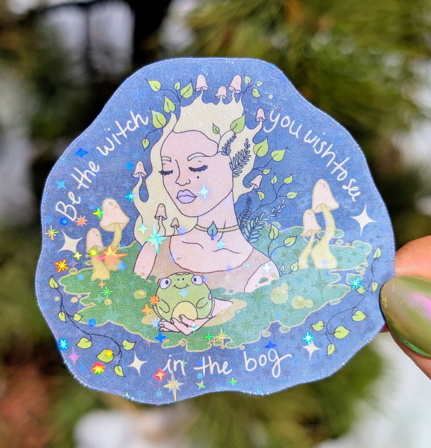 Bog Witch Inspirational Feminist Vinyl Sticker