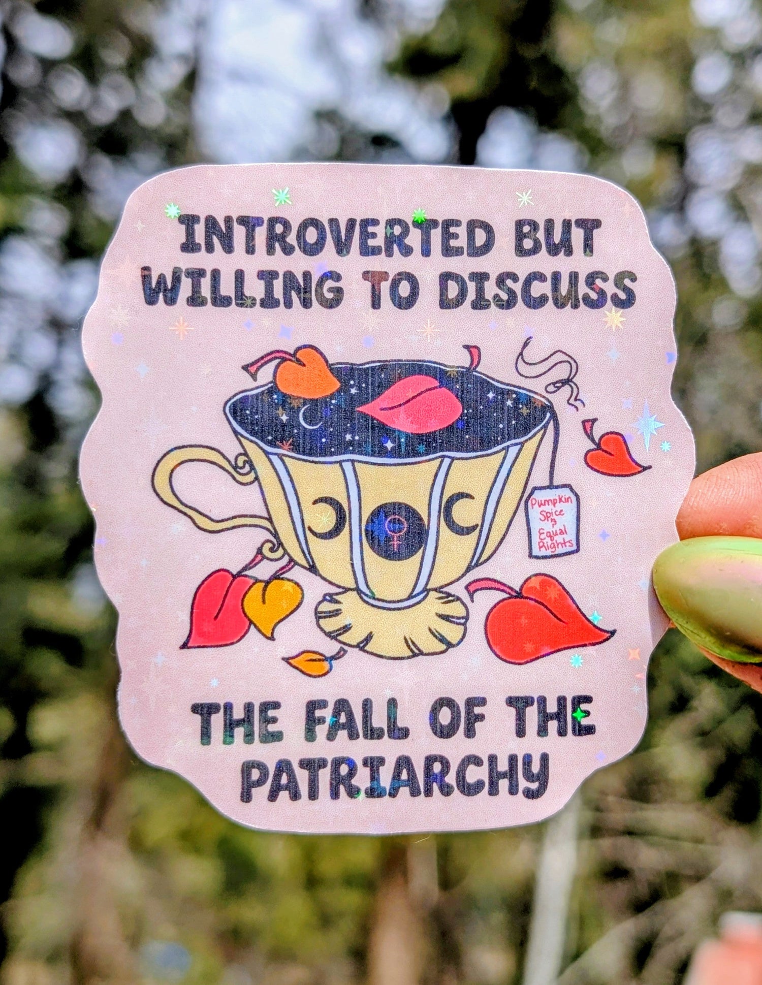 Fall of the Patriarchy Inspirational Feminist Vinyl Sticker