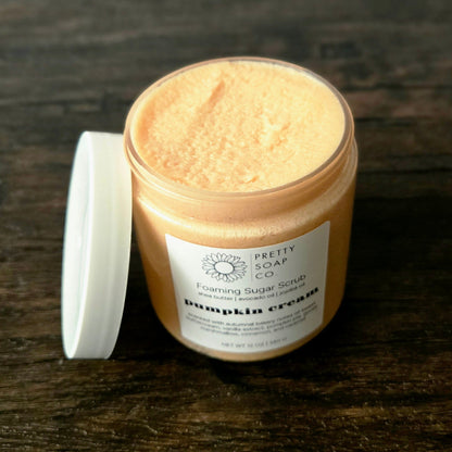 Pumpkin Cream Foaming Sugar Scrub
