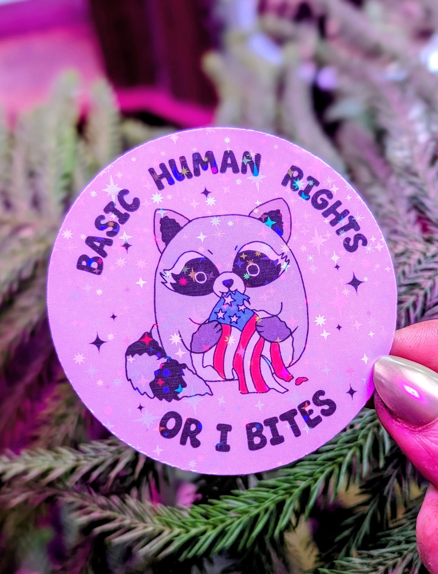 Smash the Patriarchy Inspirational Feminist Glitter Vinyl Sticker