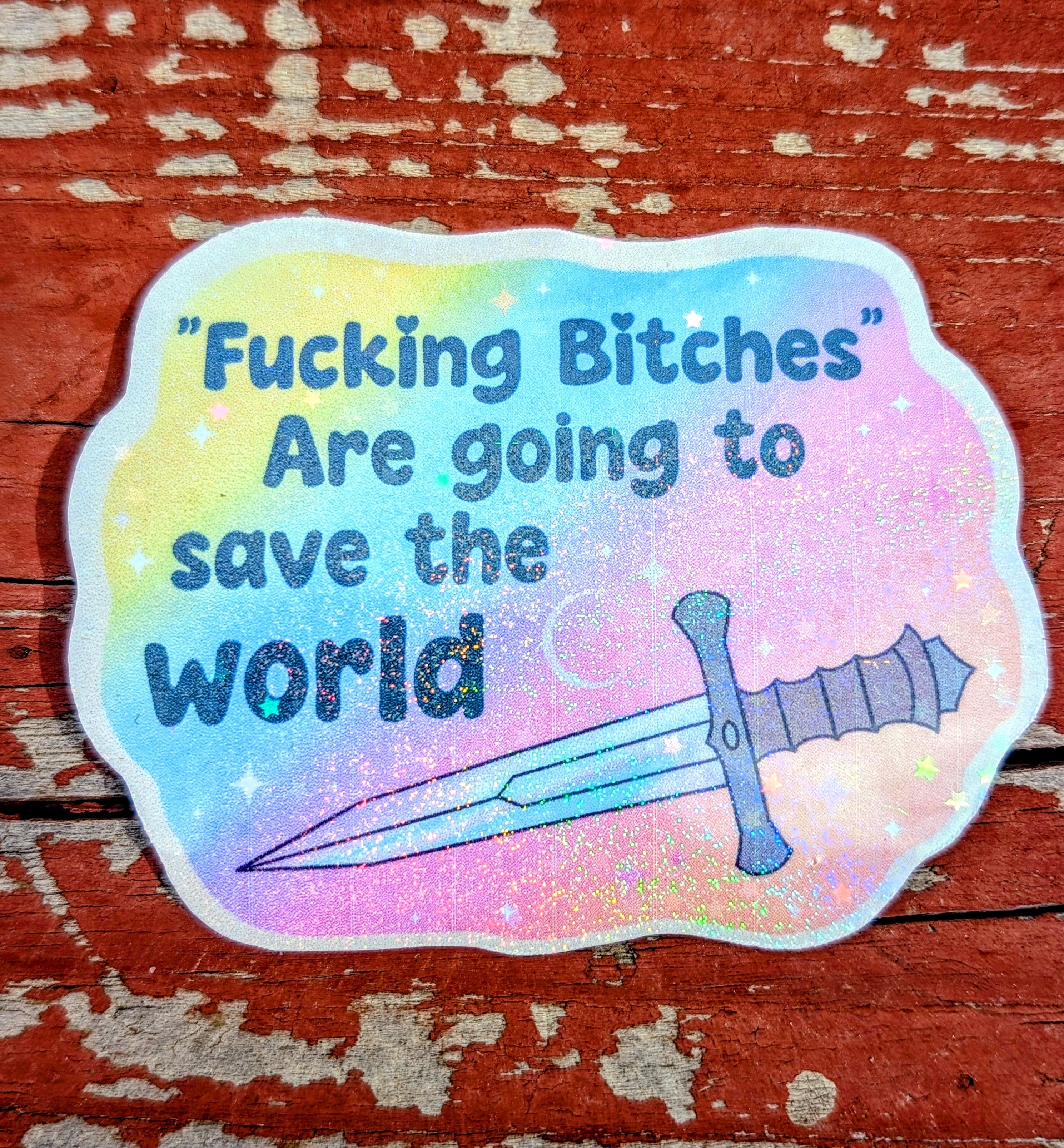 Anti Fascist Inspirational Feminist Vinyl Sticker
