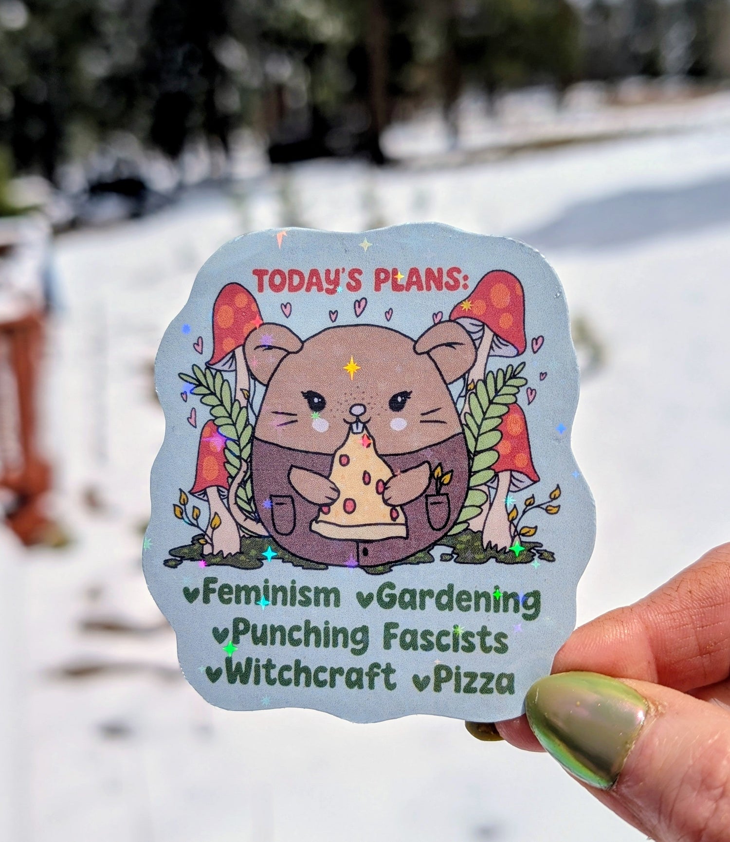 Smash the Patriarchy Inspirational Feminist Vinyl Sticker