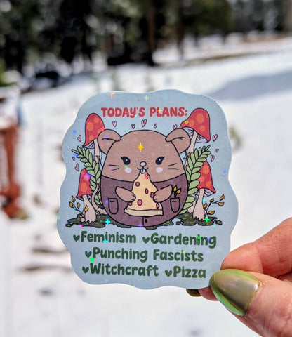 Smash the Patriarchy Inspirational Feminist Vinyl Sticker
