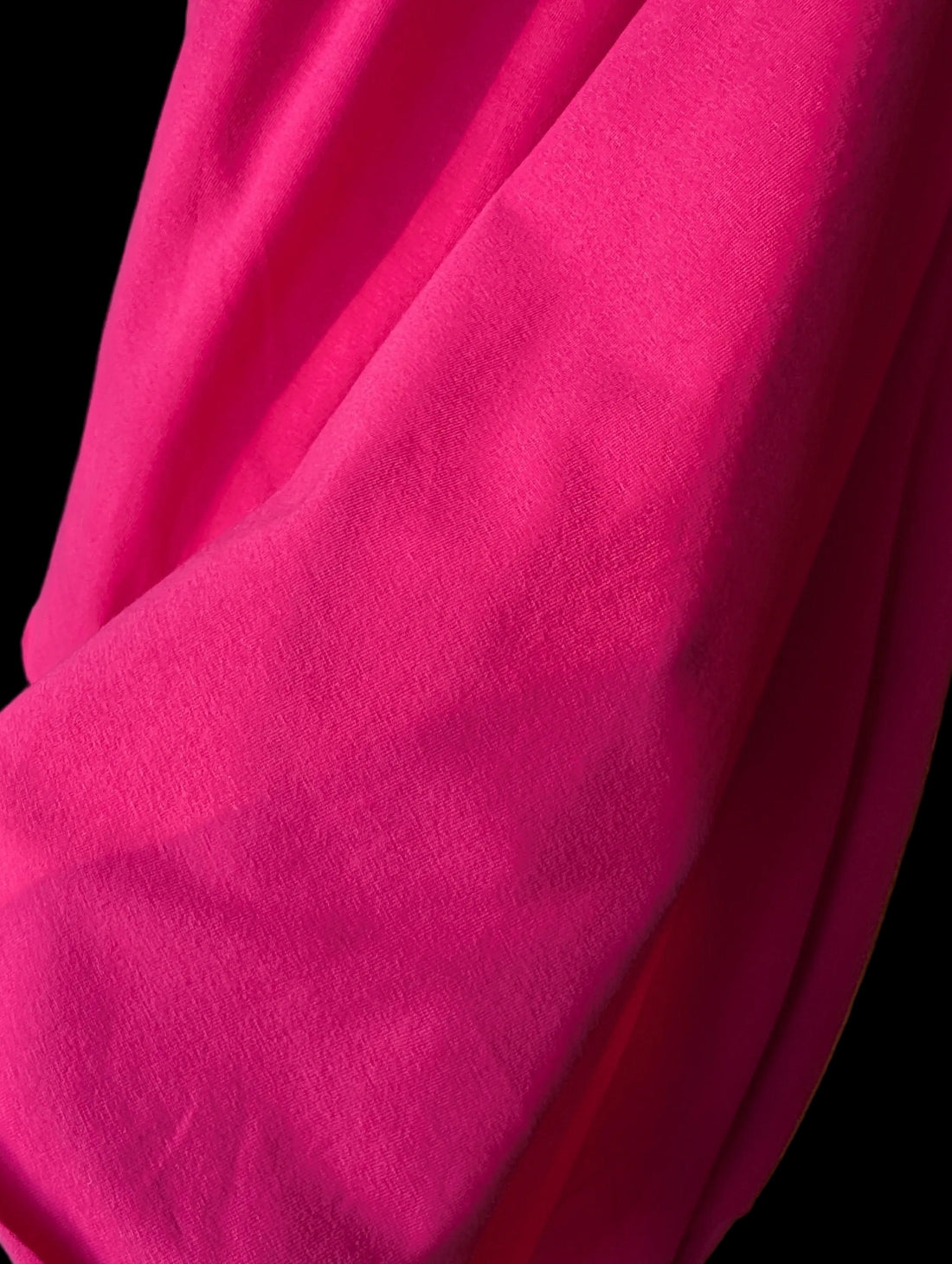 Hot Pink Cotton Spandex Knit