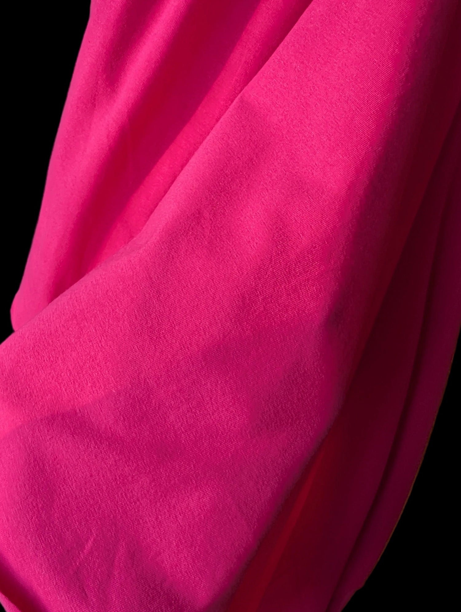 Hot Pink Cotton Spandex Knit