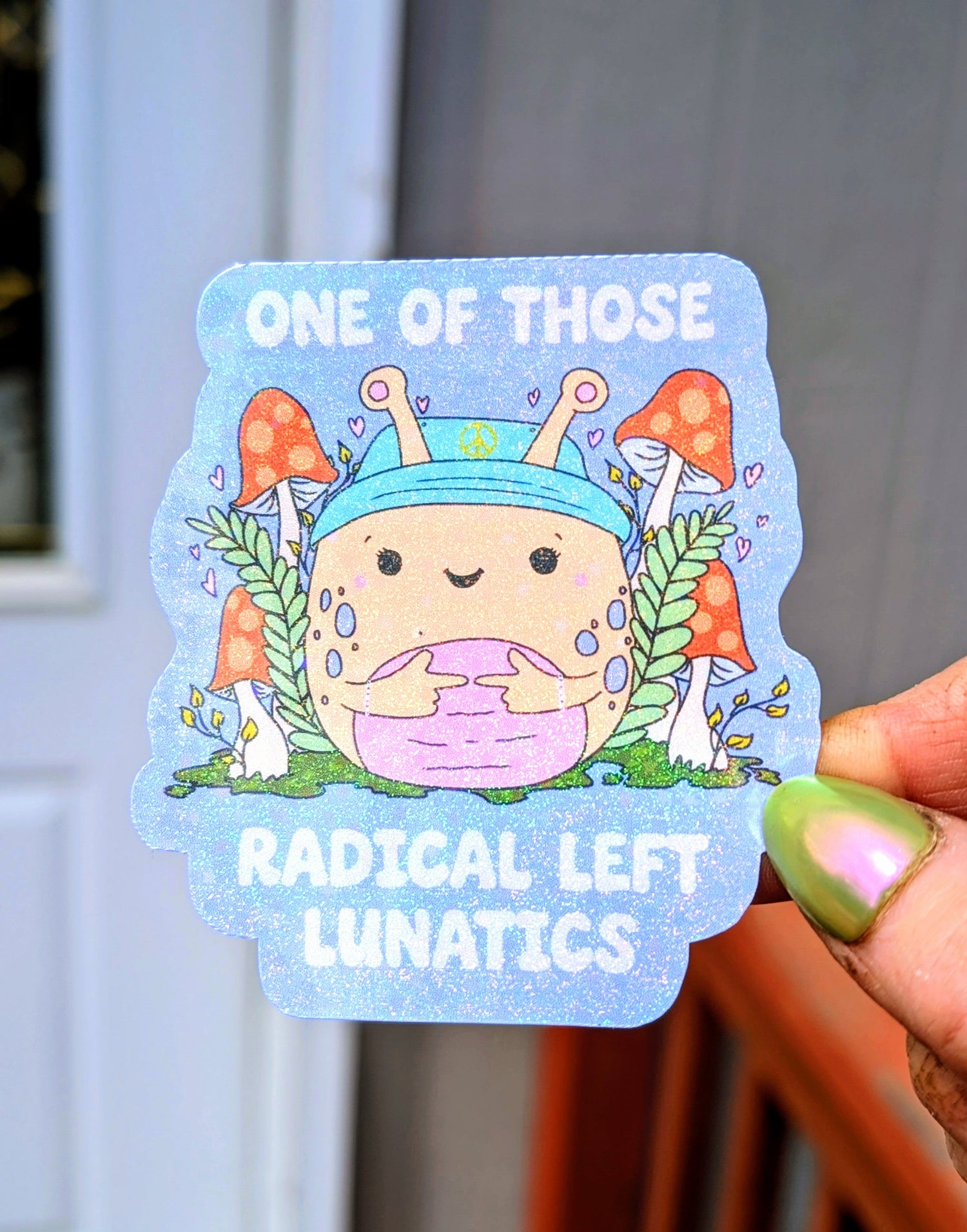 Anti Fascist RLS Inspirational Feminist Vinyl Sticker