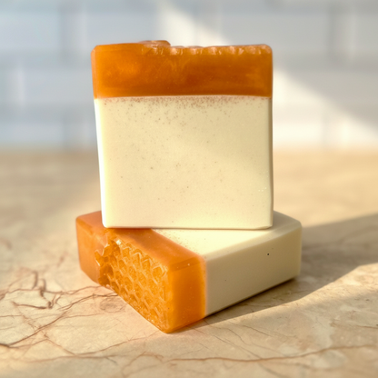 Honey &amp; Oats Handcrafted Soap | Oatmeal, Milk, and Honey