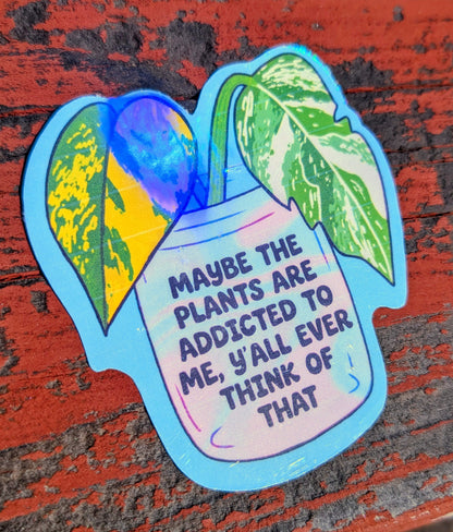 Plant Mom Vinyl Sticker