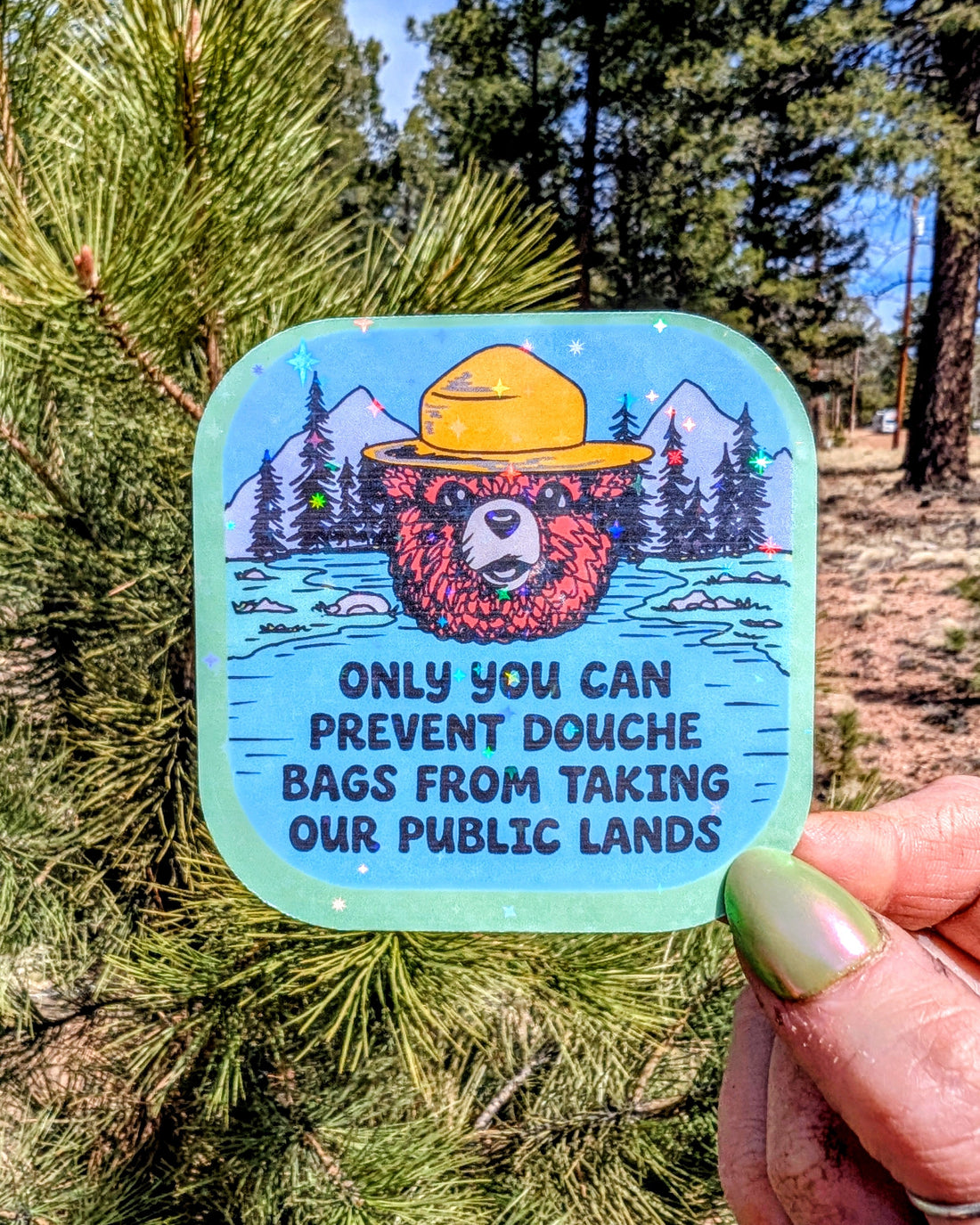 Conservation Earth Friendly Inspirational Feminist Vinyl Sticker