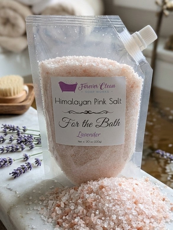 Bath Salts - Epsom &amp; Dead Sea Salts &amp; Himalayan