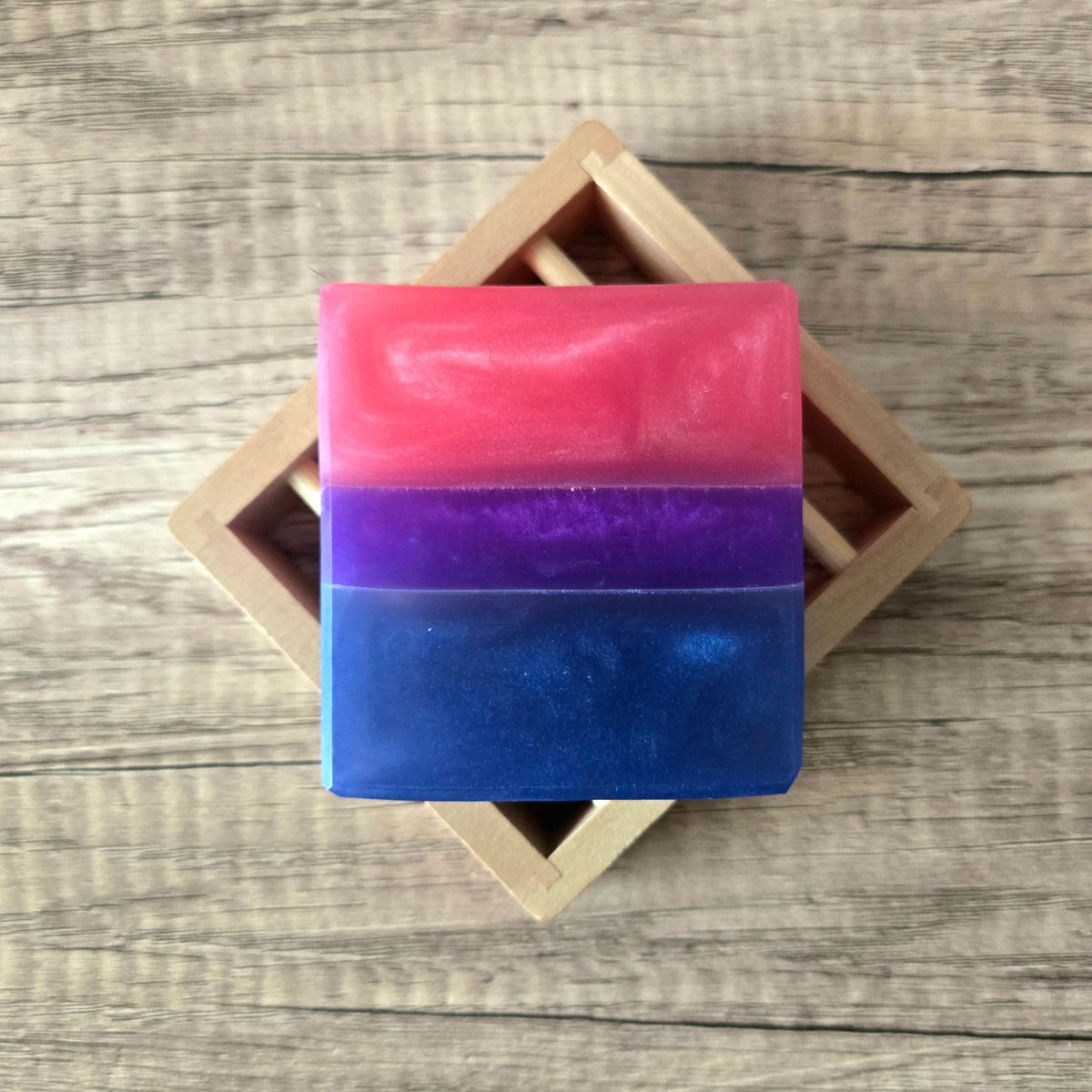 Bisexual Pride Handcrafted Soap