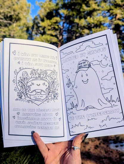 Wholesale Mini Coloring Books, Detox from the Patriarchy, Funny and Educational, 5 minimum