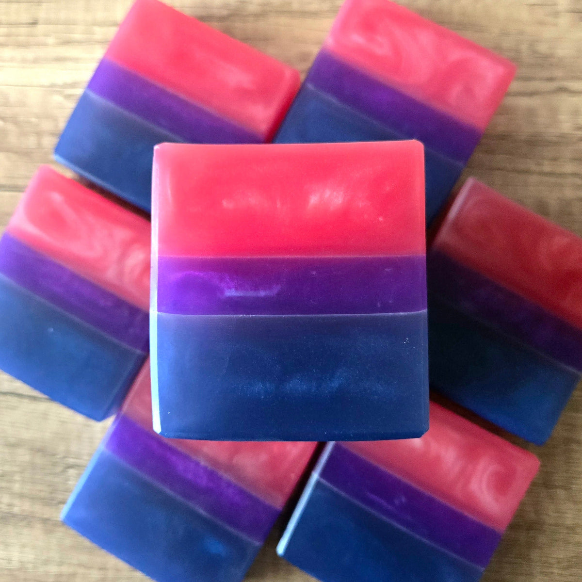 Bisexual Pride Handcrafted Soap