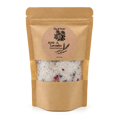 Rose &amp; Lavender Mineral Bath Soak
