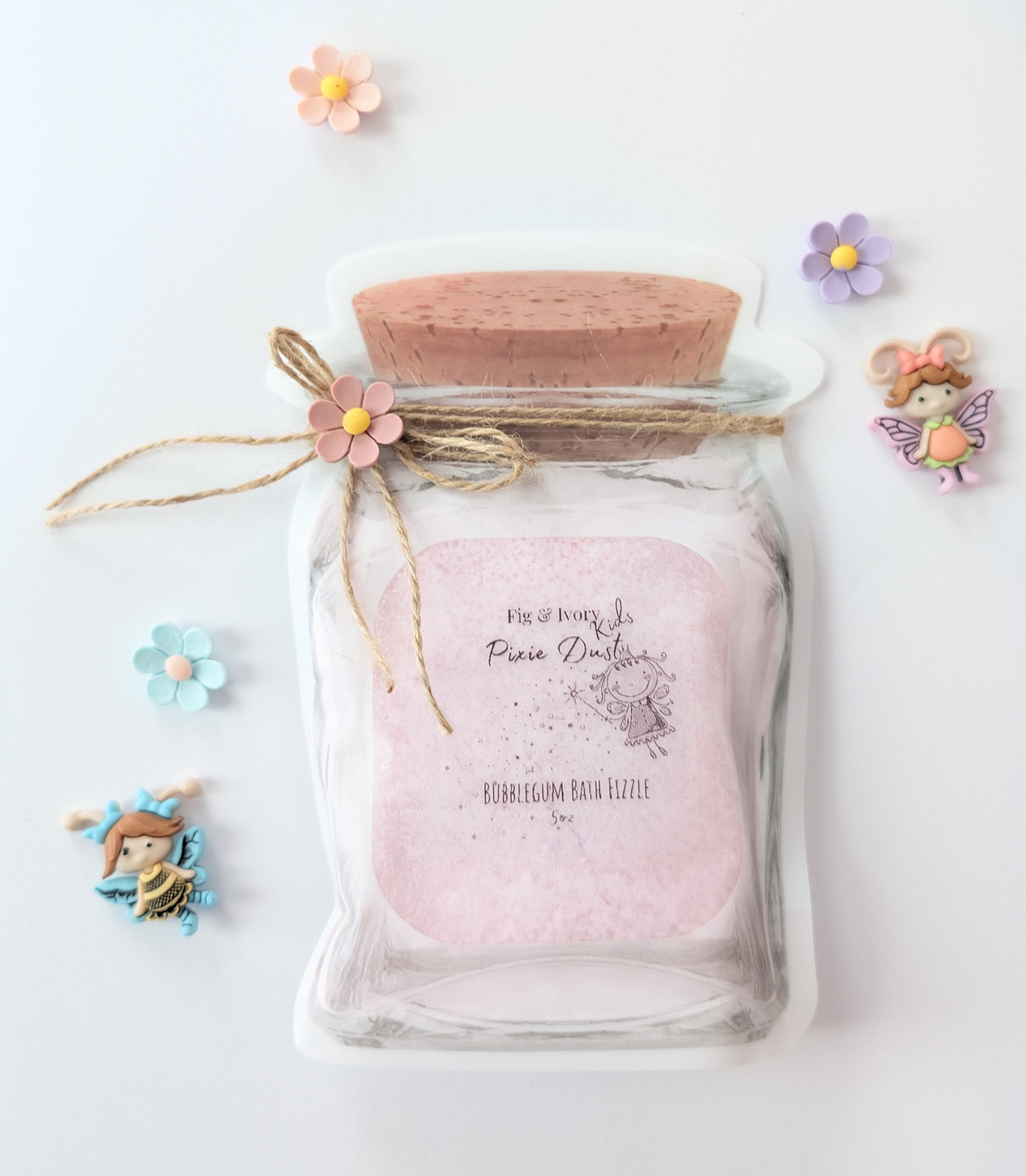 Pixie Dust-Bubblegum Bath Fizzle by Fig &amp; Ivory Kids