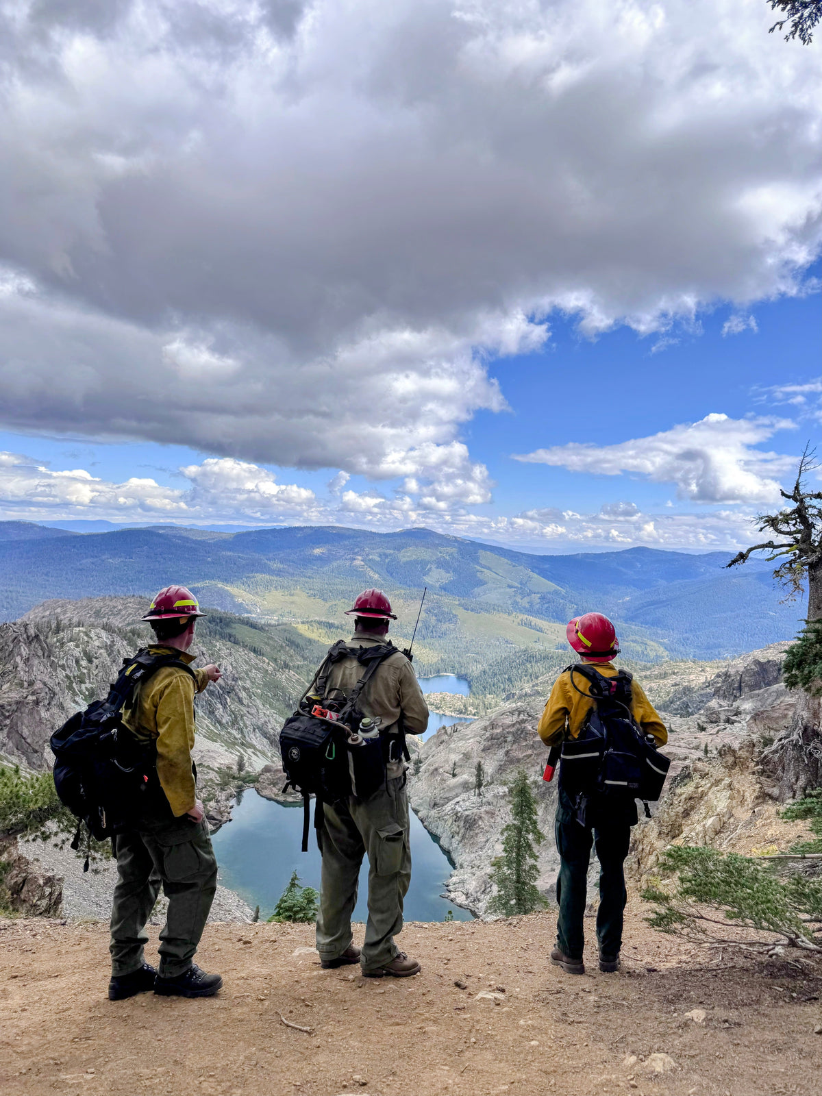 Support Wildland Firefighters, Climate Change, Protect Our Public Lands Glitter Vinyl Sticker