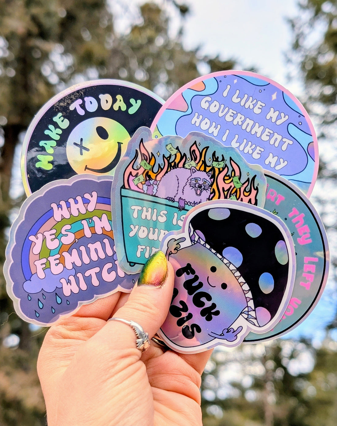 Activist Garden Slug Sticker