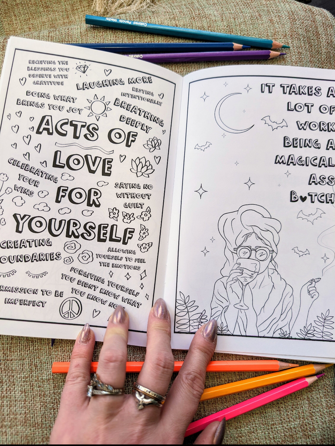 Wholesale Mini Coloring Books, Detox from the Patriarchy, Funny and Educational, 5 minimum
