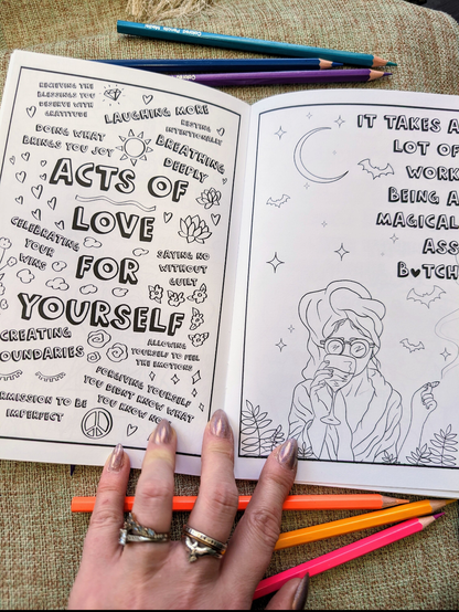Wholesale Mini Coloring Books, Detox from the Patriarchy, Funny and Educational, 5 minimum