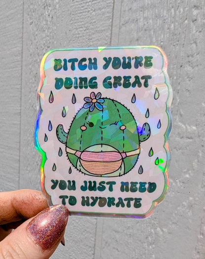 Feminist Gardener Vinyl Sticker