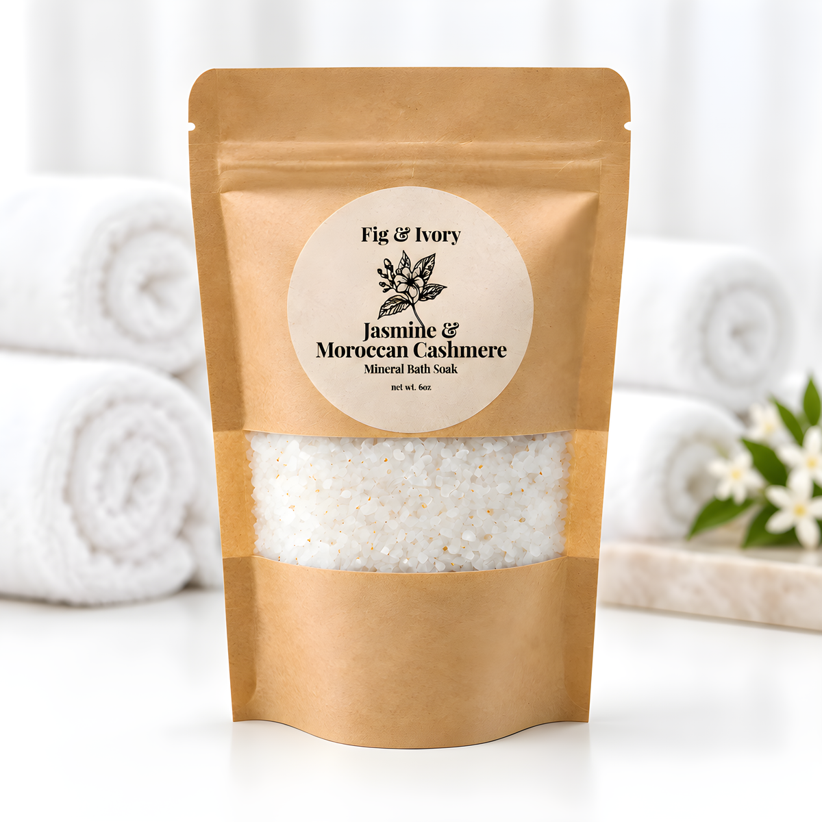 Jasmine &amp; Moroccan Cashmere Mineral Bath Soak