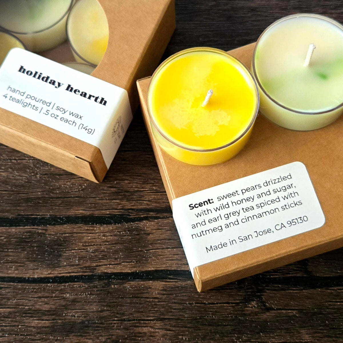 Holiday Hearth Tealight Candles