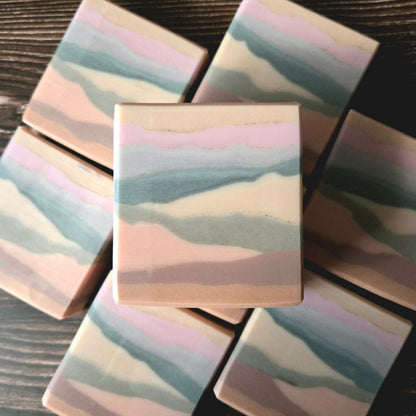 Desert Dawn Oatmeal Soap | Mandarin, Saffron, and Tonka