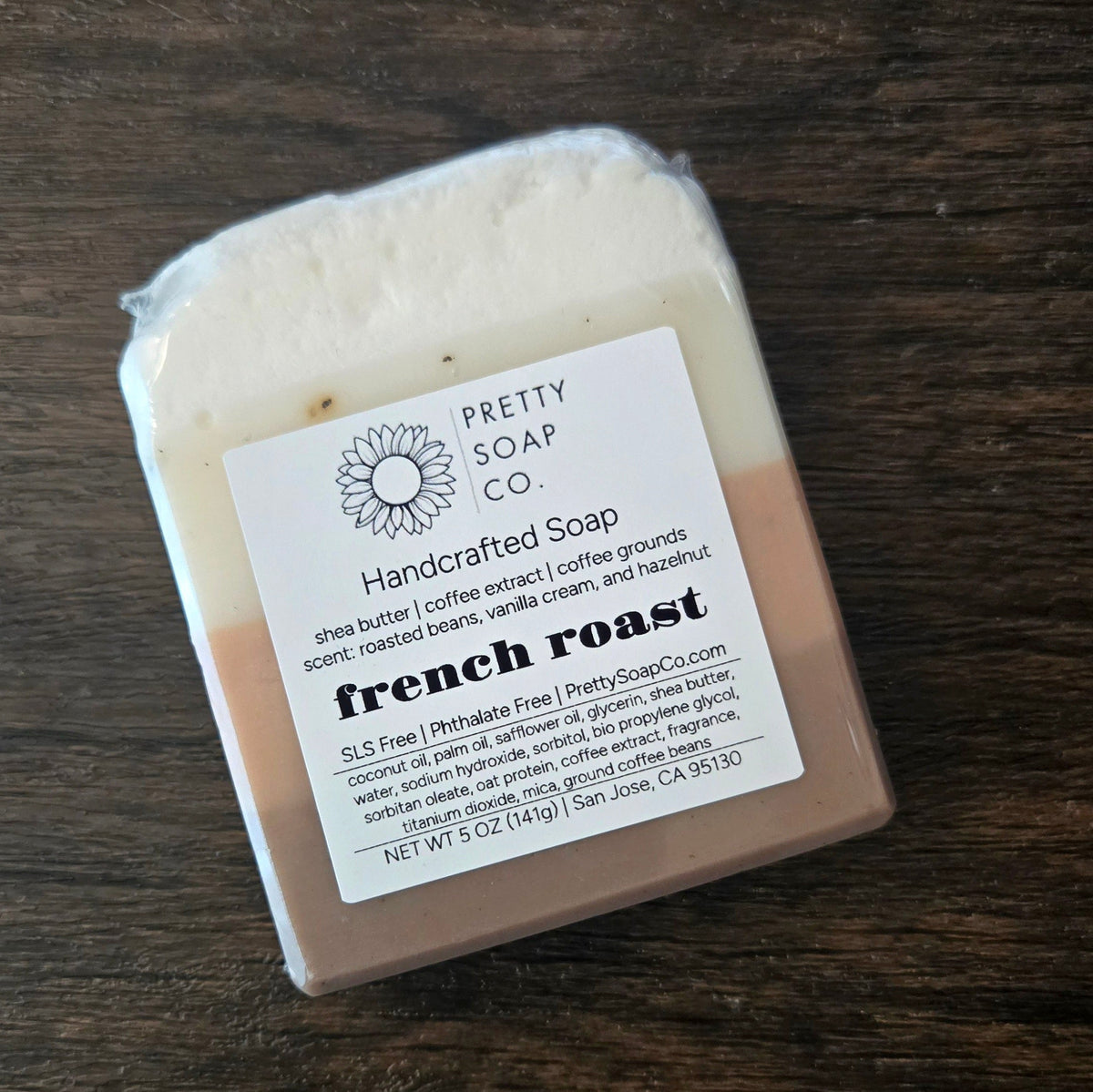 French Roast Handcrafted Soap