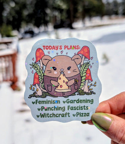 Smash the Patriarchy Inspirational Feminist Vinyl Sticker