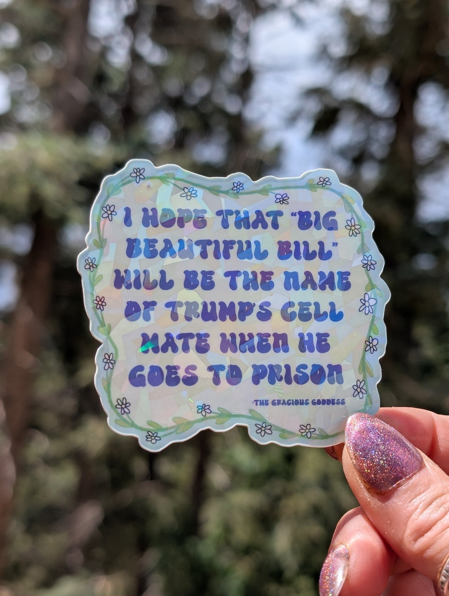 8647 Feminist Vinyl Sticker