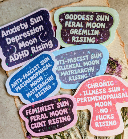 Anti-fascist Millennial Inspirational Feminist Vinyl Sticker