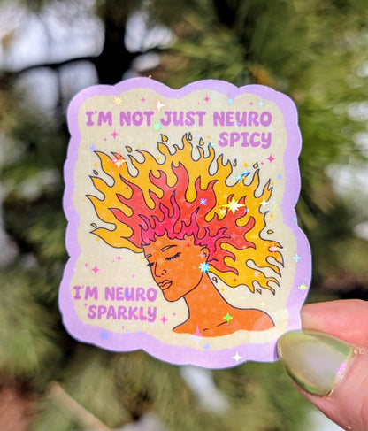 Feminist Neurodivergent Vinyl Sticker