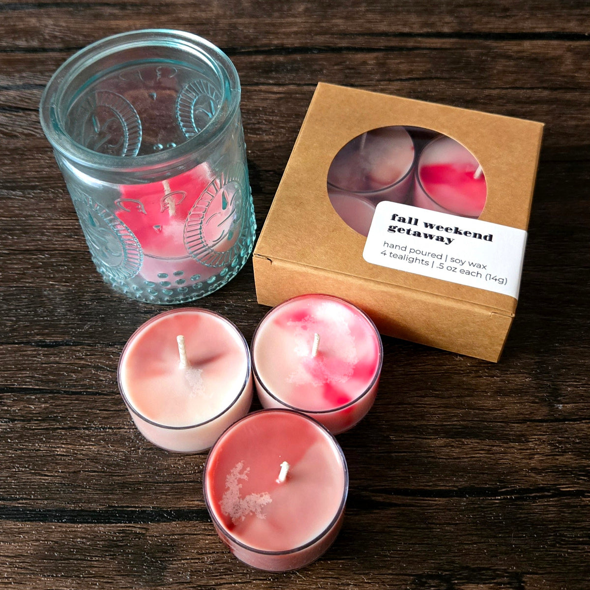 Fall Weekend Getaway Tealight Candles